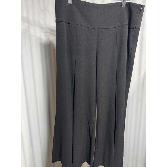Margaret M Harem Leg Pants Black Sculptural Silhouette Office-to-Evening SZ 12 - Picture 9 of 10